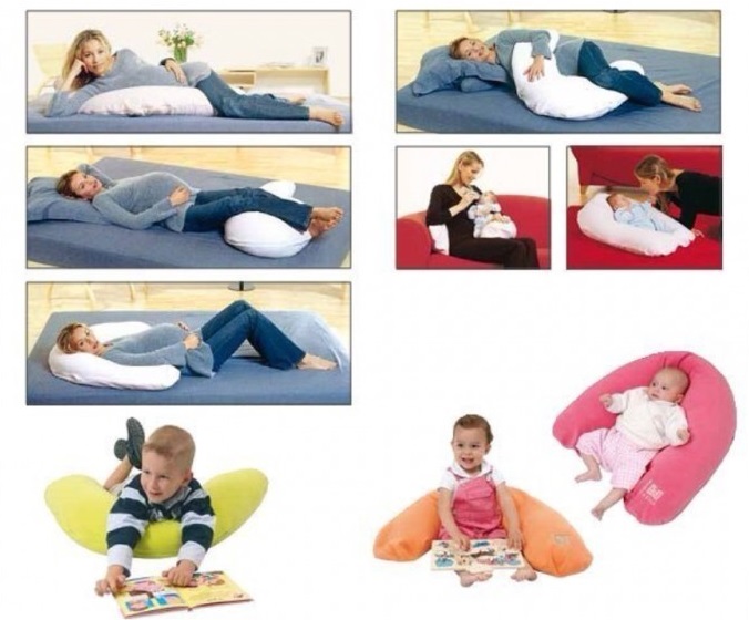 Как можно использовать подушку для беременных