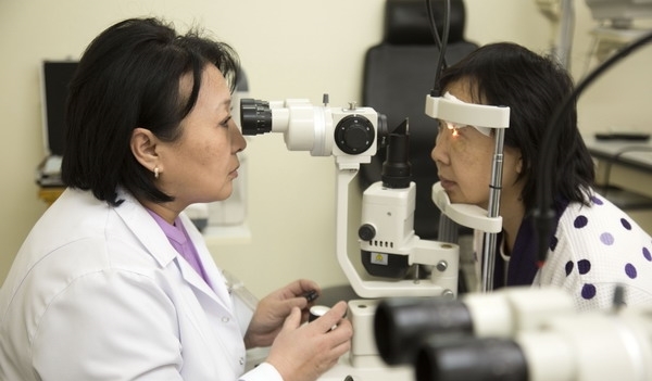 Закрытоугольная глаукома распространена у китайцев 
