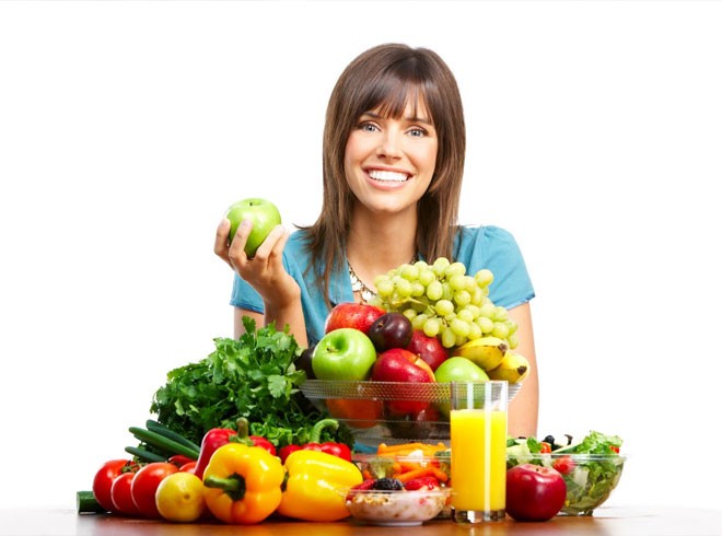 Ежедневный рацион должен включать в себя свежие овощи и фрукты