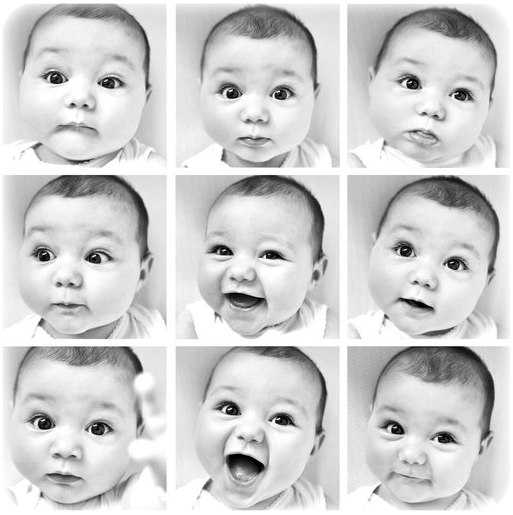 Эмоциональное развитие ребенка в 7 месяцев - мимика