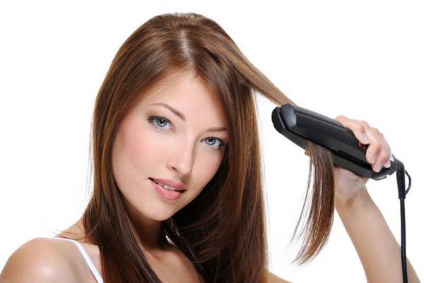 Как выпрямить волосы щипцами