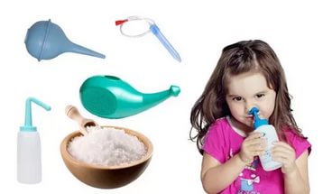 Промывание носа при остром рините у детей