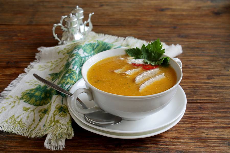 Простые рецепты приготовления супа-пюре из тыквы